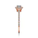 Pierścionek z różowego złota z diamentami AJPZ_096